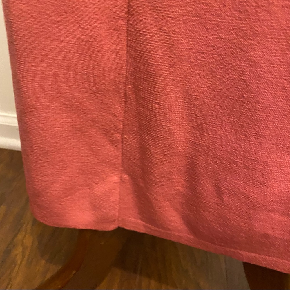 Vintage Peck & Peck muted pink long knit maxi skirt with slit M - Picture 5 of 15